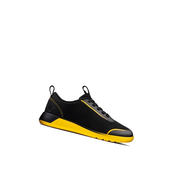 Baskets Clarks Suburb Spark Garcon Noir Jaune | ILCU57439