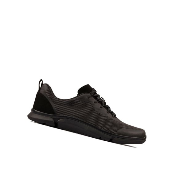 Baskets Clarks Triken Jump Textile Homme Noir | WNRC17290