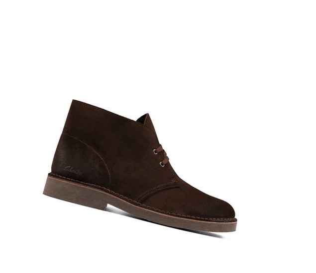 Bottes Du Désert Clarks Legere Daim Homme Marron Foncé | CSUD37098