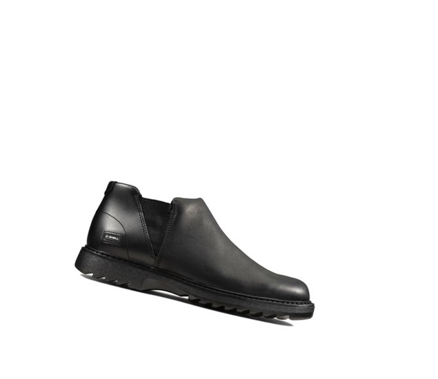 Bottines Clarks Asher Beat Cuir Fille Noir | ITLB93810