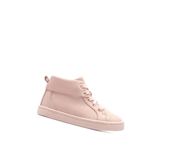 Bottines Clarks City Oasis Cuir Fille Rose | WHIT62395