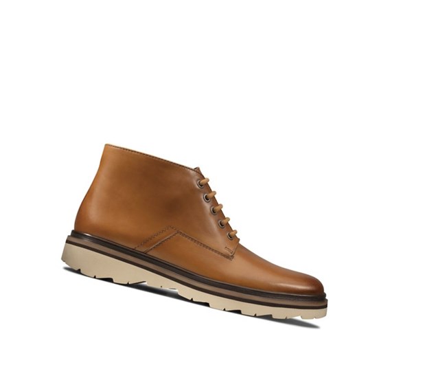 Bottines Clarks Frelan Mid Cuir Homme Marron | MTXC26389