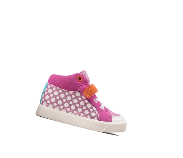 Chaussures Casual Clarks City Pop Fille Rose | PFRN31049