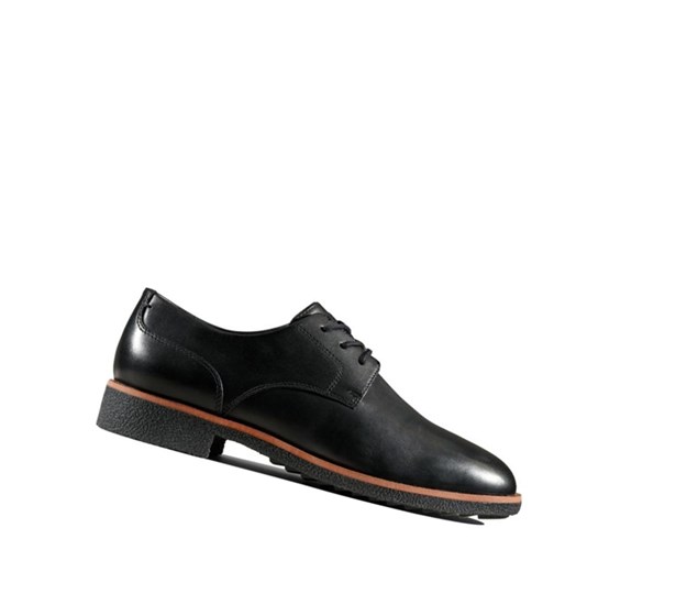 Chaussures Cuir Clarks Griffin Lane Cuir Femme Noir | LJCW91860