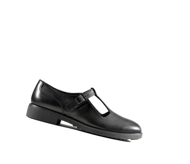 Chaussures Cuir Clarks Griffin Town Cuir Femme Noir | NZDJ90654