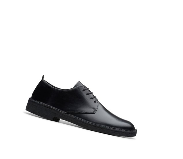 Chaussures Cuir Clarks London Smart Décontractées Polished Cuir Homme Noir | NJOD92480