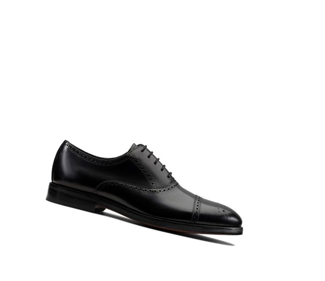 Chaussures Cuir Clarks Oliver Limit Cuir Homme Noir | LOWT95307