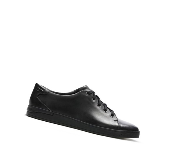 Chaussures Cuir Clarks Stanway Dentelle Cuir Homme Noir | FZSC13287