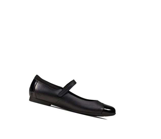 Chaussures D'école Clarks Scala Gem Cuir Fille Noir | IGQC30264