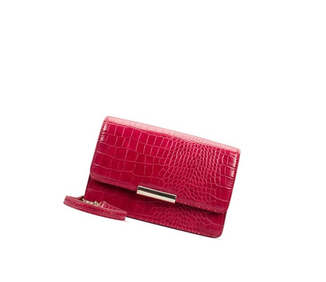 Leather Bags Clarks Treen Willow Femme Fushia | BMRG37159