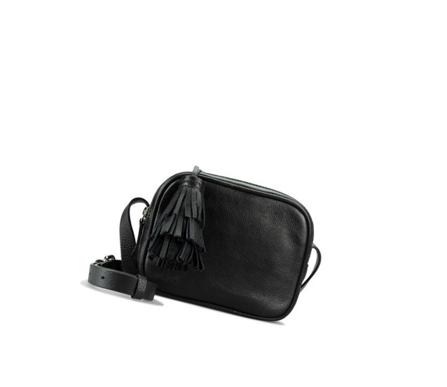 Sacs Crossbody Clarks Topsham Mila Cuir Femme Noir | LXNE18429