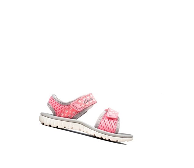 Sandales Casual Clarks Surfing Tide Fille Rose | IWNQ70496