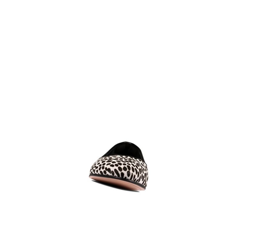 Ballerine Clarks Grace Piper Print Cuir Femme Leopard | RFHB30674