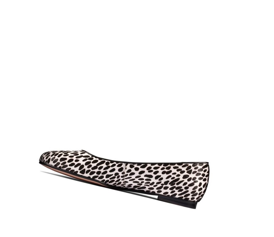 Ballerine Clarks Grace Piper Print Cuir Femme Leopard | RFHB30674