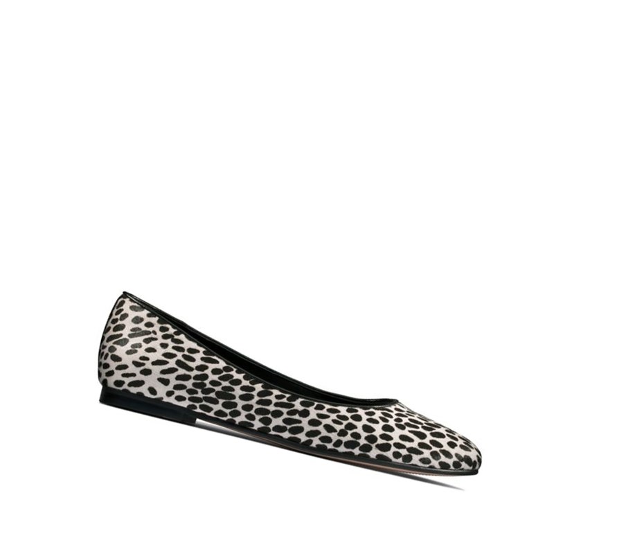 Ballerine Clarks Grace Piper Print Cuir Femme Leopard | RFHB30674