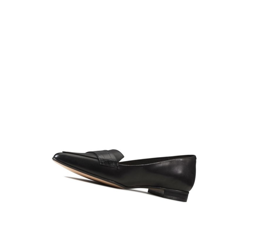 Ballerine Clarks Laina 15 Cuir Femme Noir | MEFI07829