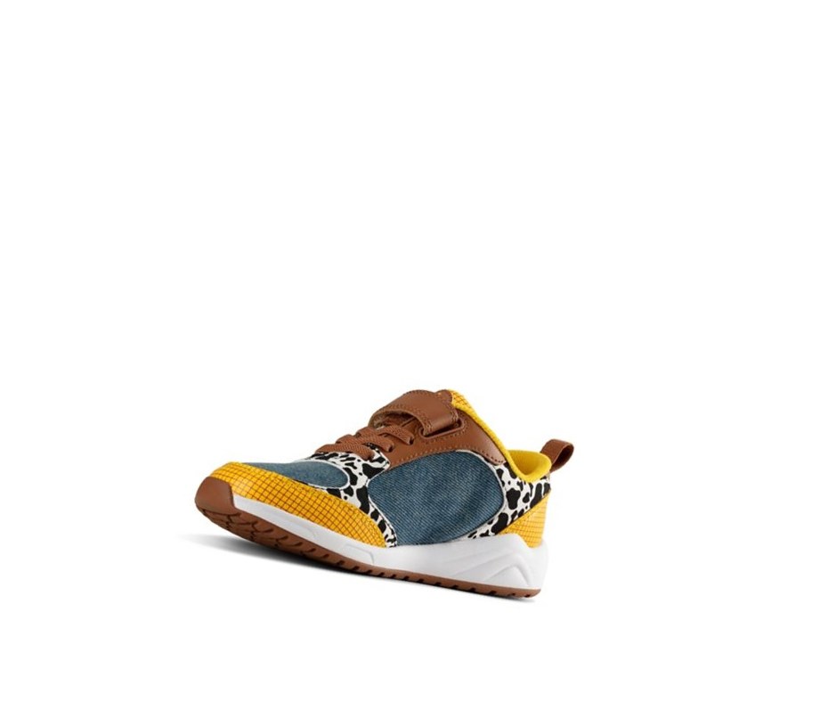 Baskets Clarks Aeon Howdy Fille Bleu | CBJW52491