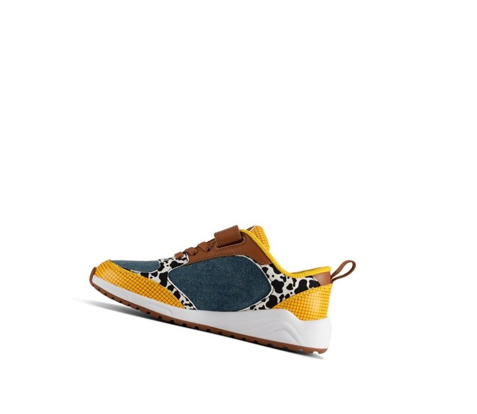 Baskets Clarks Aeon Howdy Fille Bleu | CBJW52491