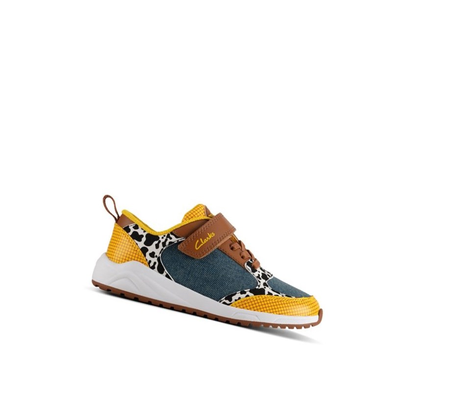 Baskets Clarks Aeon Howdy Garcon Bleu | UFRW30418