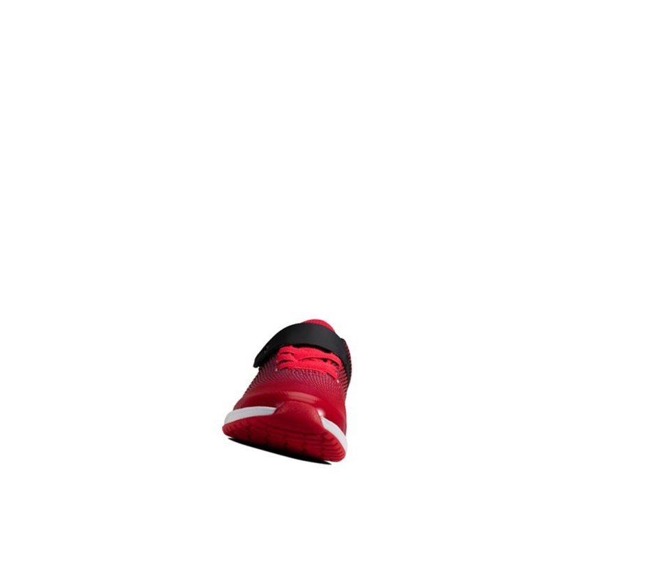 Baskets Clarks Aeon Pace Cuir Garcon Rouge | WZHP87349