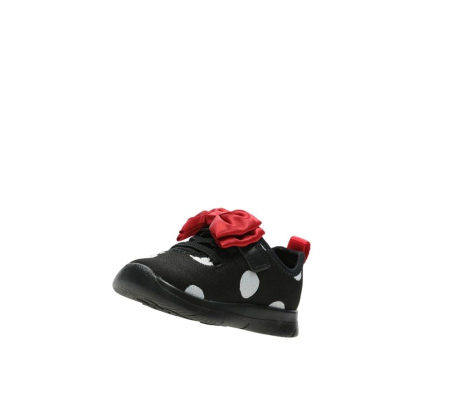 Baskets Clarks Ath Bow Fille Noir | RYES47358