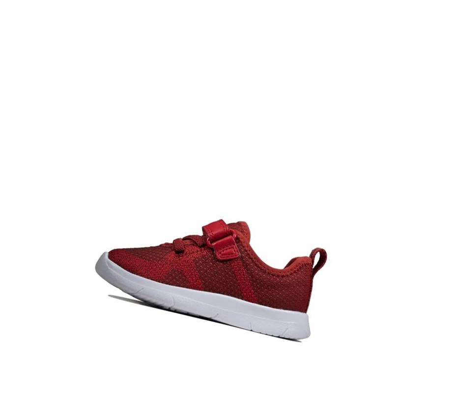 Baskets Clarks Ath Flux Textile Fille Bordeaux | QDBG32716