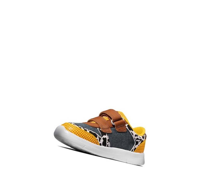 Baskets Clarks Ath Howdy Fille Bleu | KRTA75609