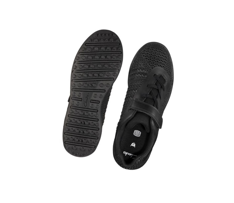 Baskets Clarks Award Swift Fille Noir | GKBN90148