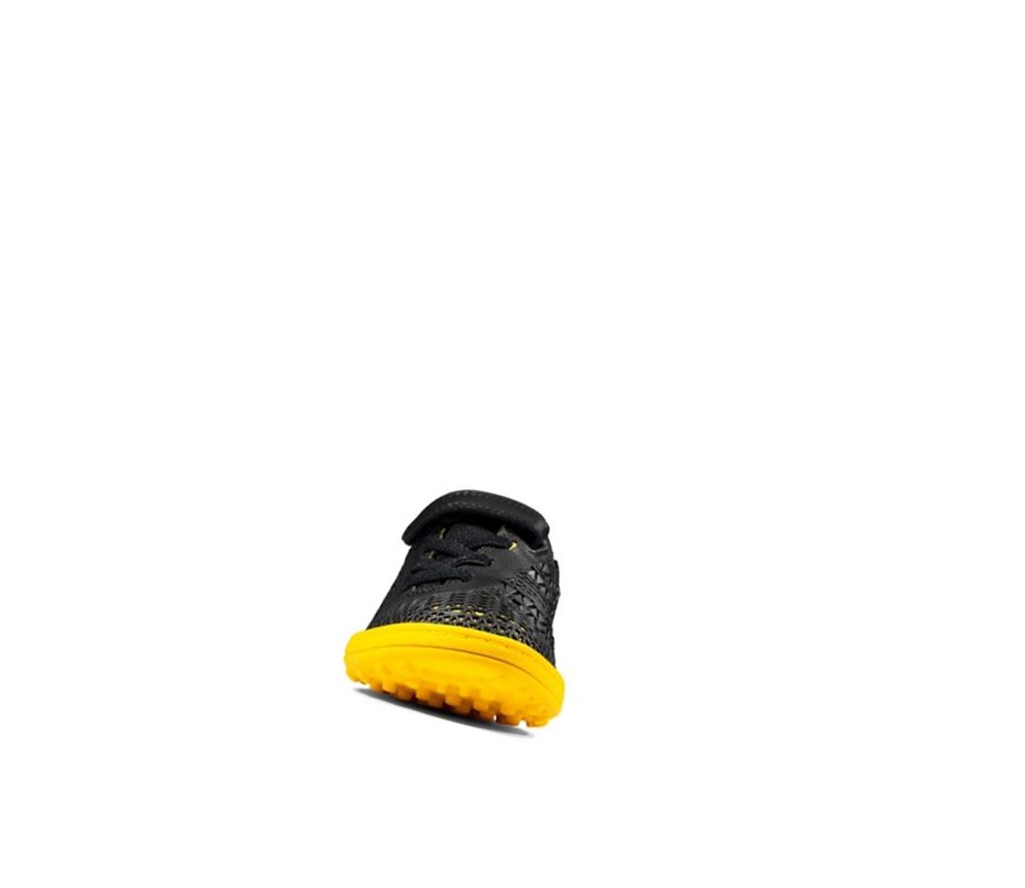 Baskets Clarks Award Swift Fille Noir Jaune | ZJTS24895