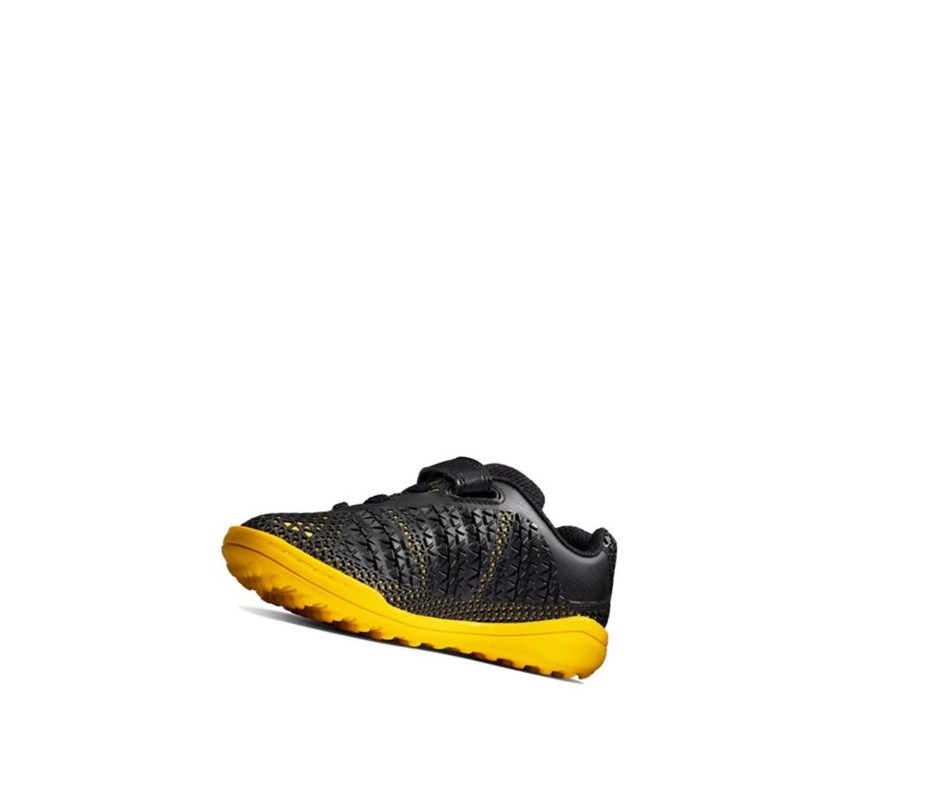 Baskets Clarks Award Swift Fille Noir Jaune | ZJTS24895