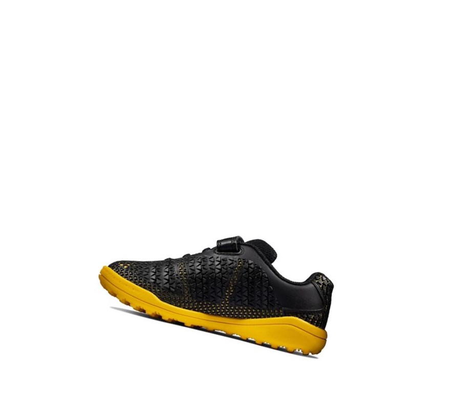 Baskets Clarks Award Swift Fille Noir Jaune | ZJTS24895