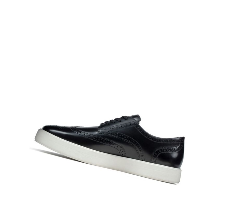 Baskets Clarks Hero Limit Cuir Homme Noir | TXNI18957