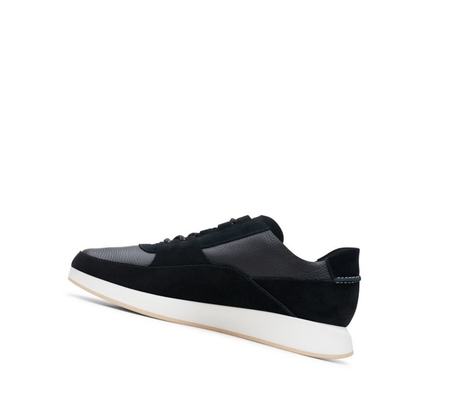 Baskets Clarks Kiowa Pace Homme Noir | CLON42703