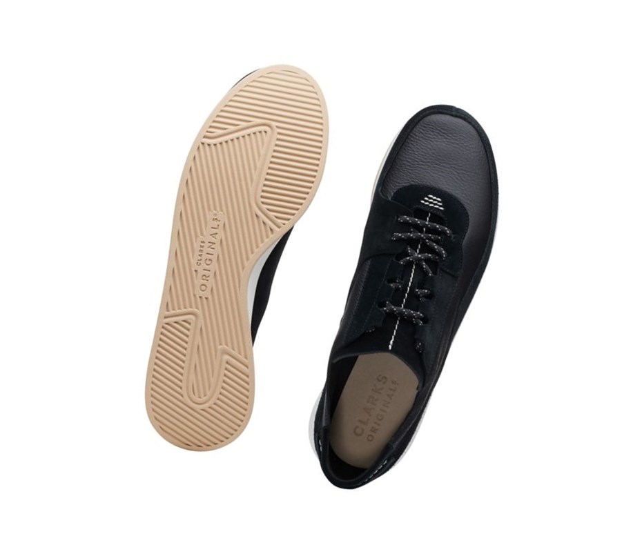 Baskets Clarks Kiowa Pace Homme Noir | CLON42703