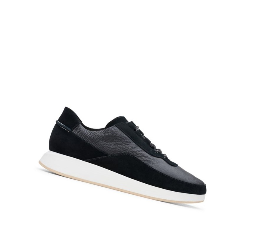 Baskets Clarks Kiowa Pace Homme Noir | CLON42703