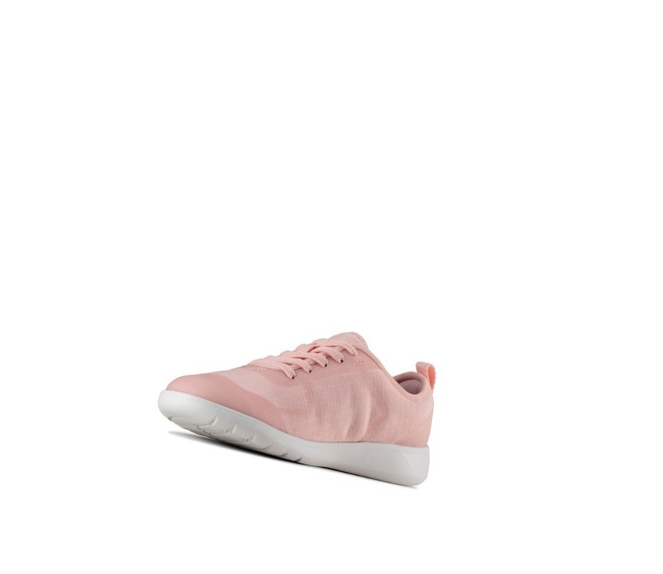 Baskets Clarks Scape Soar Synthétique Garcon Rose | XHVI79508