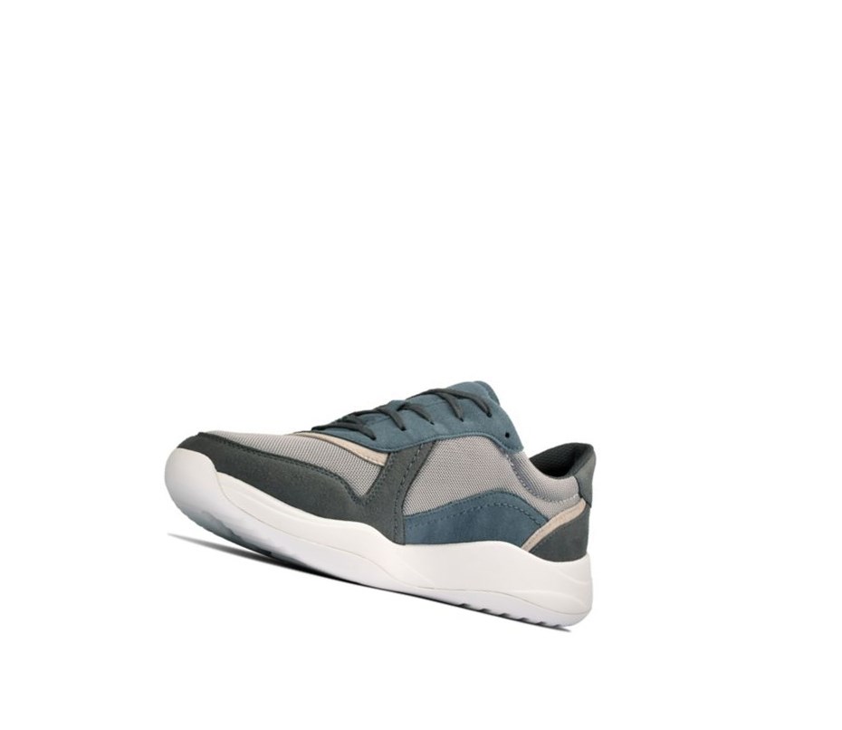 Baskets Clarks Sift Speed Textile Homme Bleu | EXPW21036