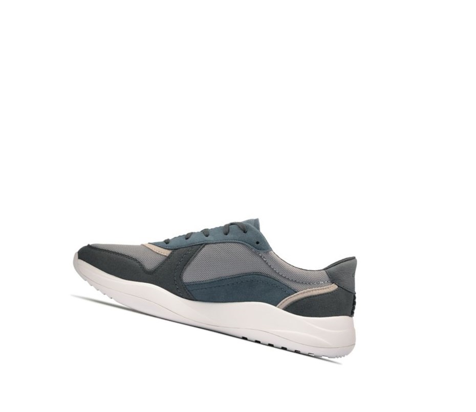 Baskets Clarks Sift Speed Textile Homme Bleu | EXPW21036