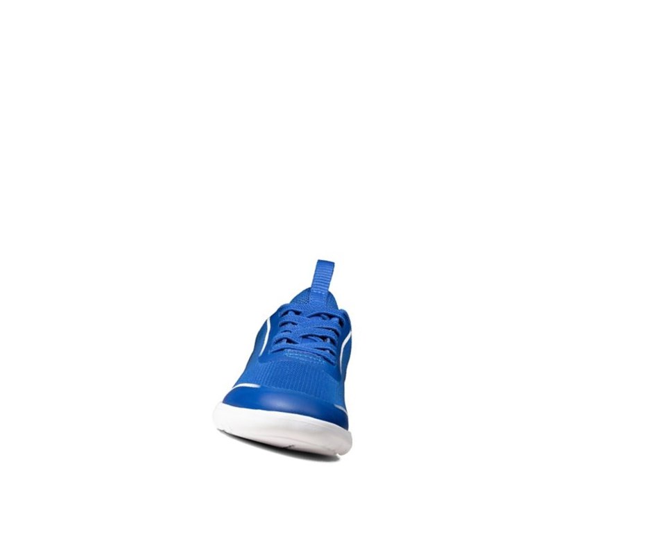 Baskets Clarks Suburb Spark Fille Bleu | GQWM26178