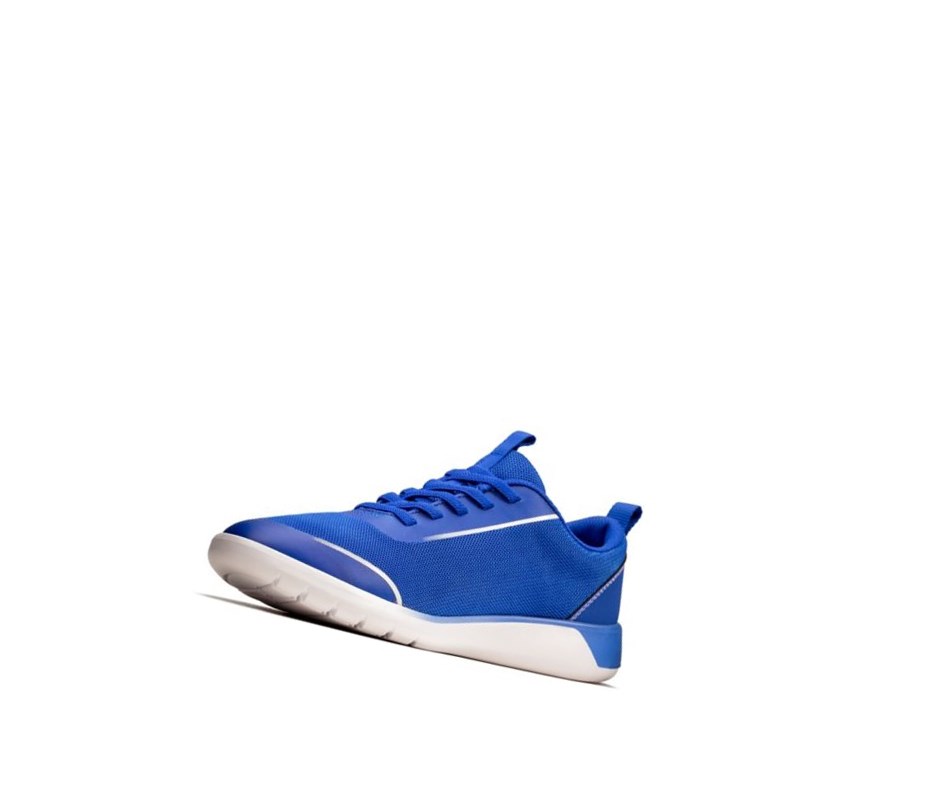 Baskets Clarks Suburb Spark Fille Bleu | HJVG36091