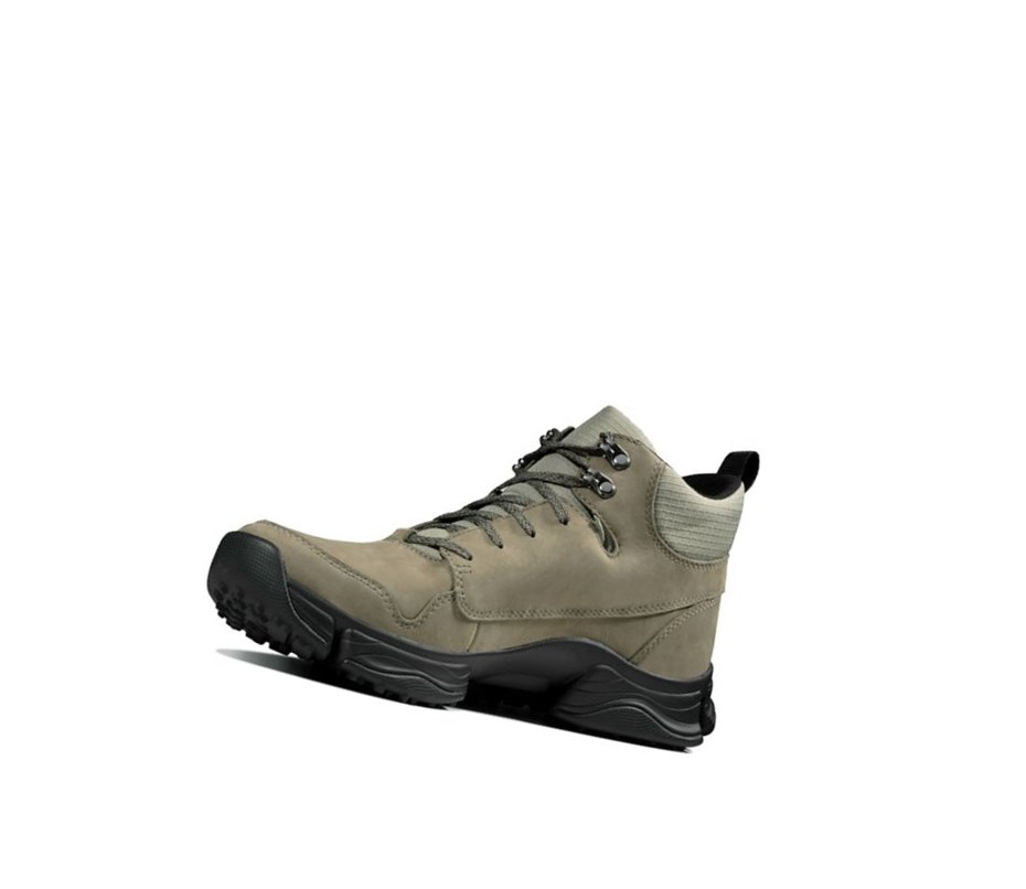 Baskets Clarks Tri Path Hike Textile Homme Vert Olive | ULKG08571