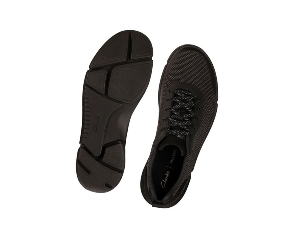 Baskets Clarks Triken Jump Textile Homme Noir | WNRC17290