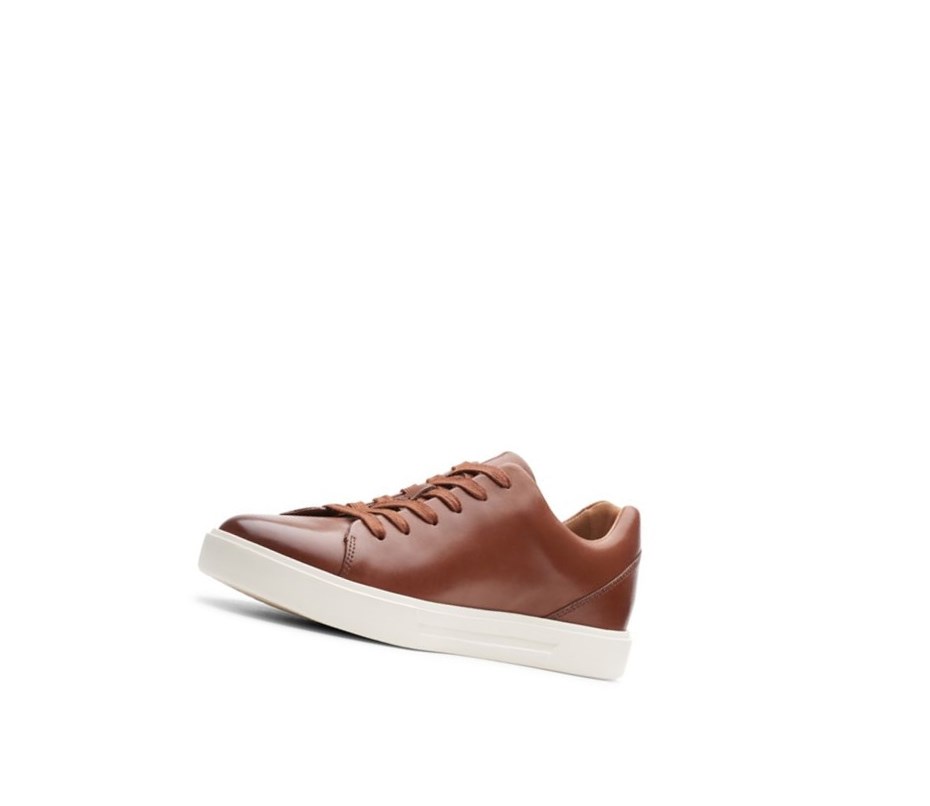 Baskets Clarks Un Costa Dentelle Cuir Homme Marron | ACNK58314