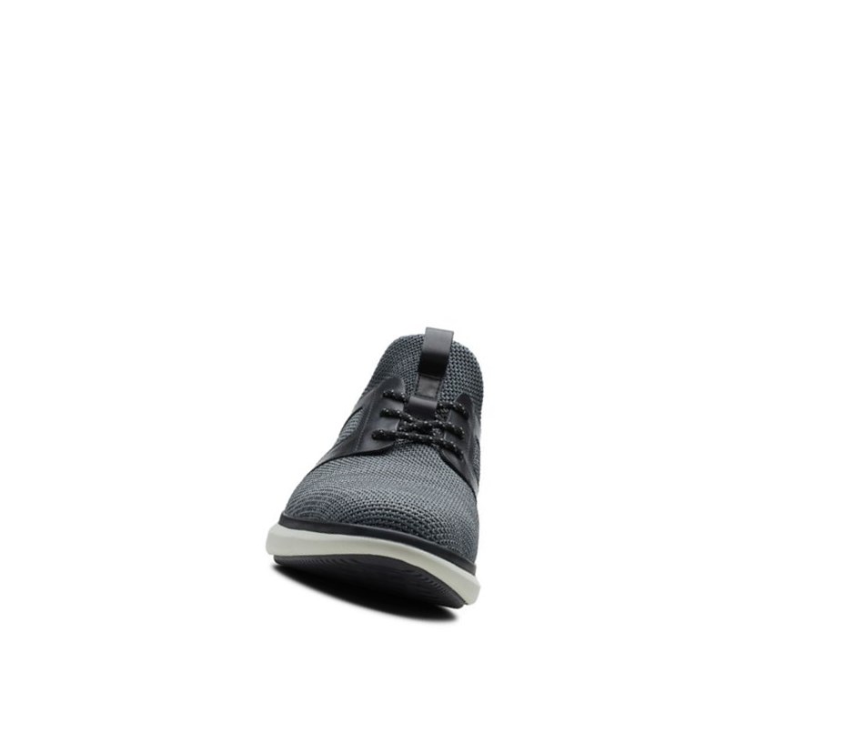 Baskets Clarks Un Globe Dentelle Cuir Homme Noir | TFSE40218