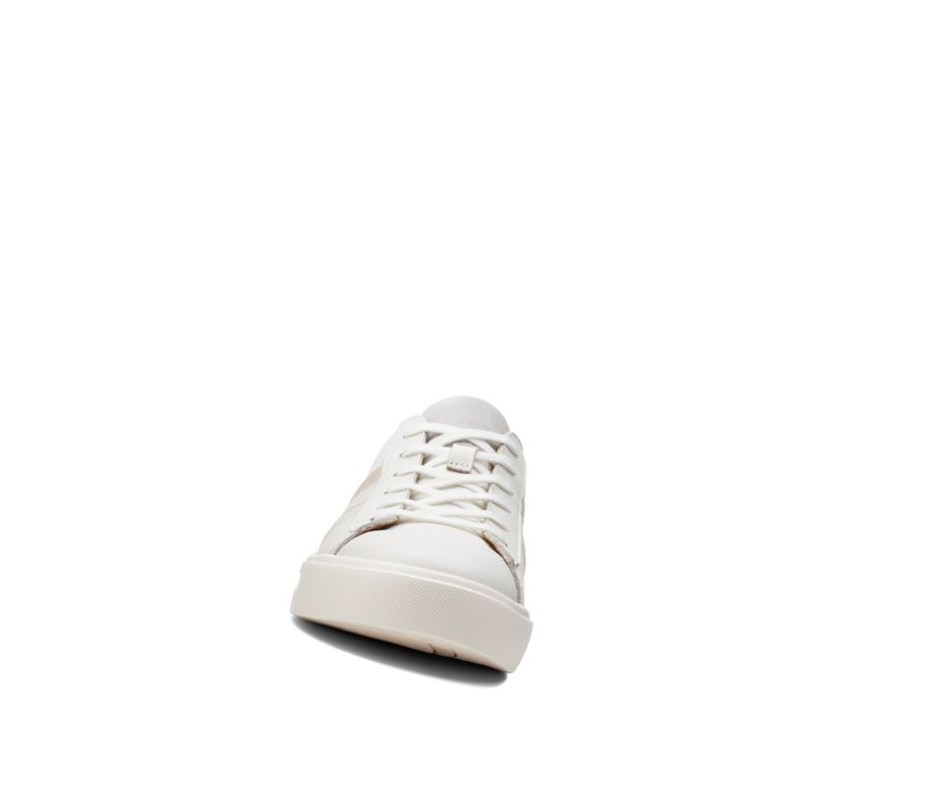 Baskets Clarks Un Maui Band Daim Femme Blanche | ZBIQ54721