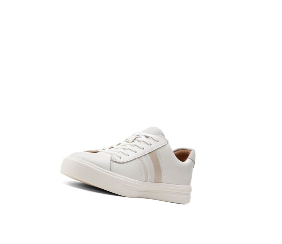 Baskets Clarks Un Maui Band Daim Femme Blanche | ZBIQ54721