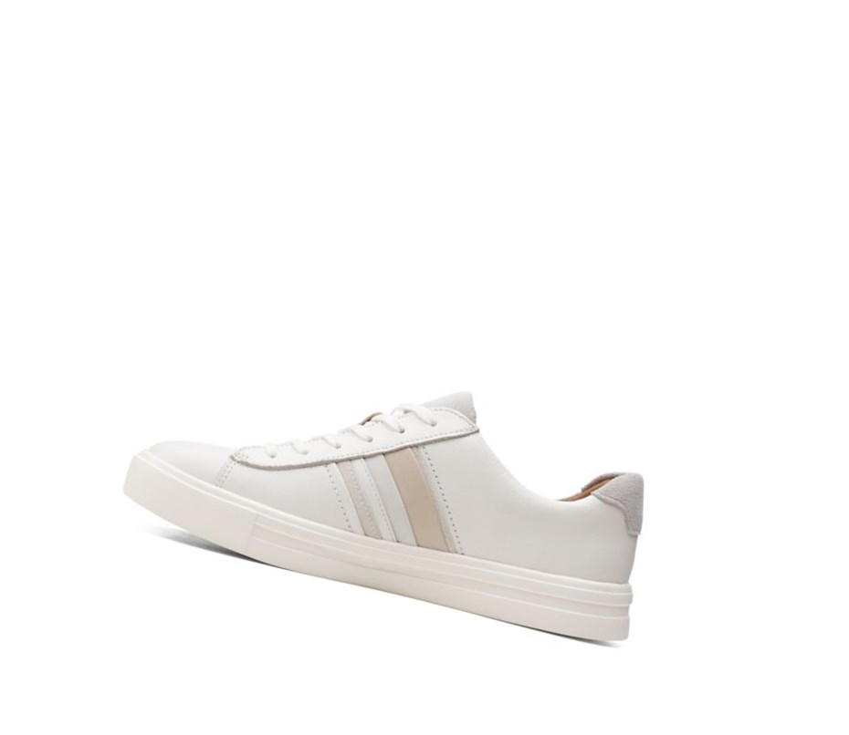 Baskets Clarks Un Maui Band Daim Femme Blanche | ZBIQ54721