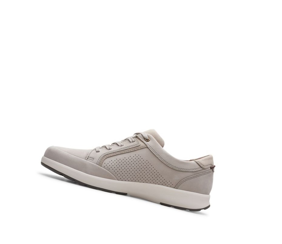 Baskets Clarks Un Trail Form Nubuck Daim Homme Doré | PILC18325