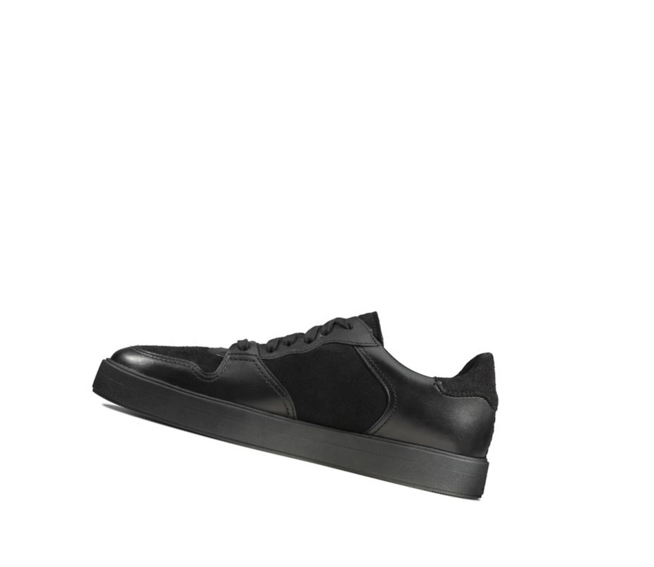 Baskets Décontractées Clarks Hero Jump Daim Homme Noir | VCHW54376