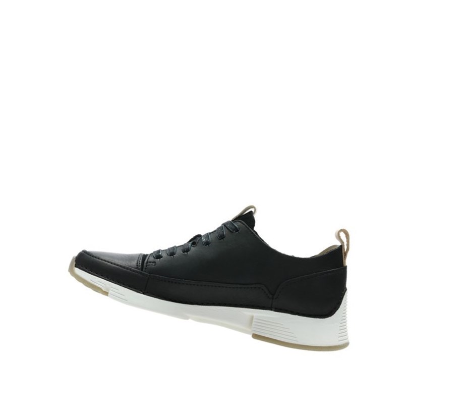 Baskets Décontractées Clarks Tri Spark Nubuck Femme Noir | MAPD59627